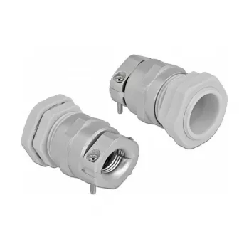 Dławik kablowy DeLOCK 60360 szary metal plastik 1 szt.