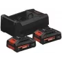 Bosch 2x EXBA18V-40+ GAL 12V/18V-80 1600A0373J Werkzeug-Battery and Charger 18 V 4 (1600A0373J)