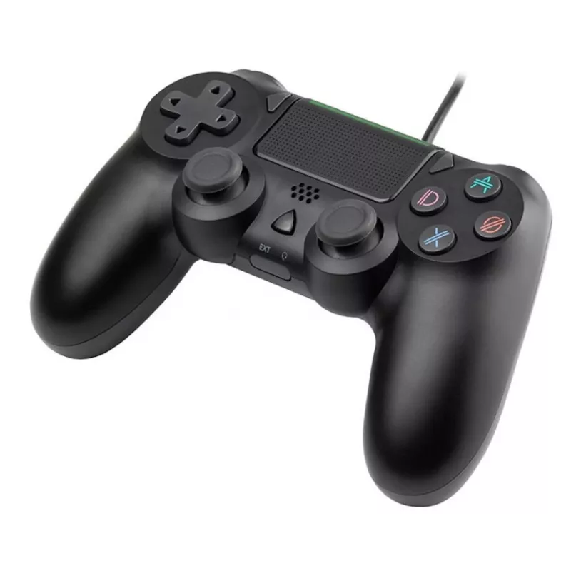 Przewodowy gamepad TRACER SHOGUN PRO Czarny — 16 przycisków, analogowo-cyfrowy, kabel 1,5 m, wibracje, PC/PS4/PS3