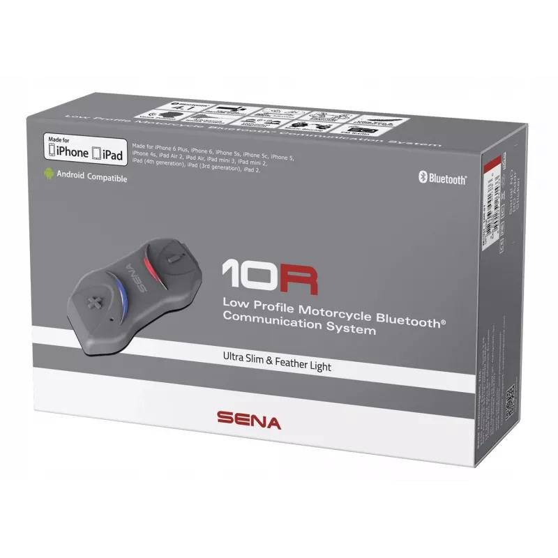 Zestaw słuchawkowy Sena SENA 10R Single Czarny 10R-02