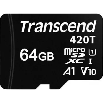 Transcend - Karta pamięci flash - 64 GB - UHS-I / Klasa 10 - microSDXC UHS-I (TS64GUSD420T)