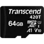 Transcend - Karta pamięci flash - 64 GB - UHS-I / Klasa 10 - microSDXC UHS-I (TS64GUSD420T)