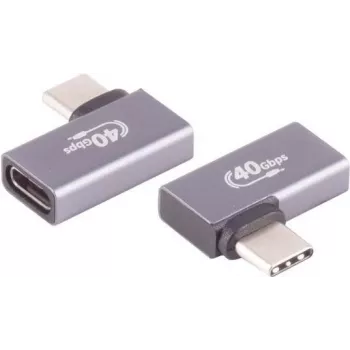 Adapter USB-C ShiverPeaks 13-60001 90° kątowy wtyk (lewy/prawy)
