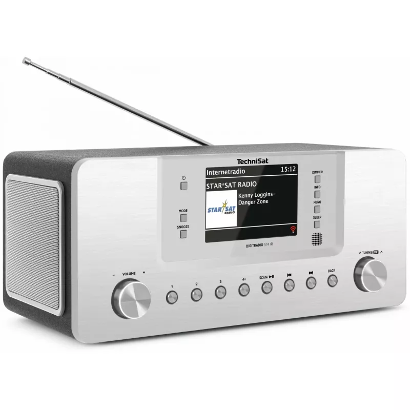 TechniSat DigitRadio 574 IR - Audiosystem - 2 x 5 Watt - Srebrny (0001/2951)