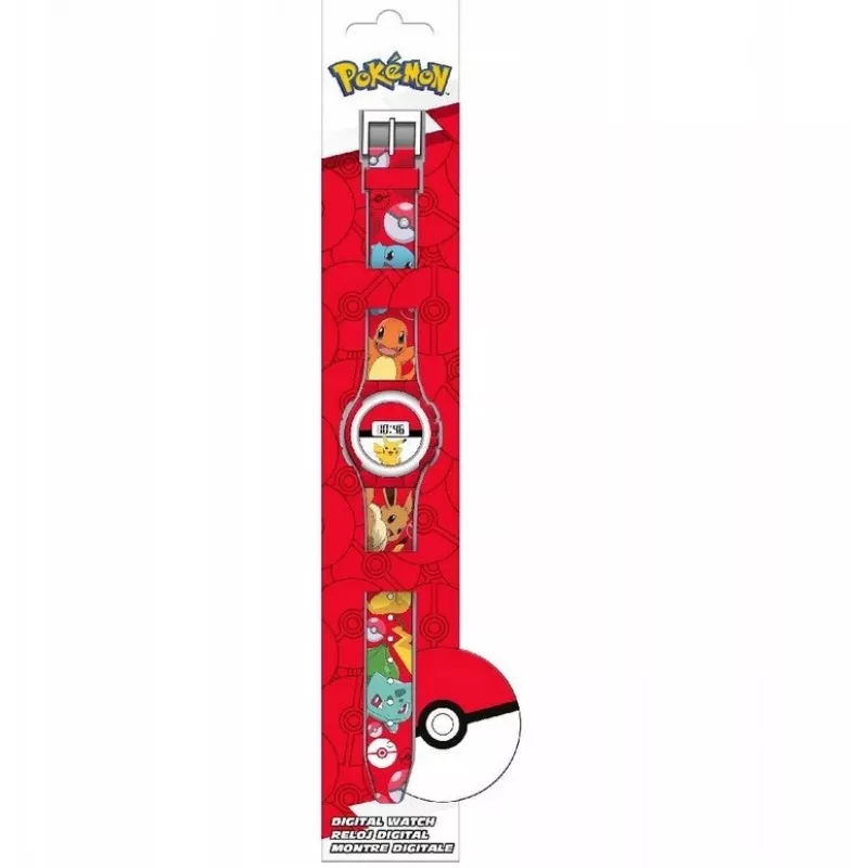 Zegarek dziecięcy Euroswan Pokemon model POK4374 — analogowo-cyfrowy zegarek dziecięcy