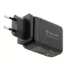 Ładowarka sieciowa Tellur TLL151451 65W, 3-portowa (2x USB-C, 1x USB-A)