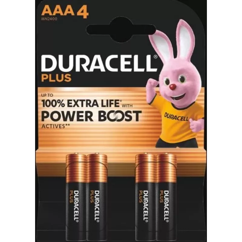 Duracell Plus Bateria jednorazowa AAA Alkaliczna
