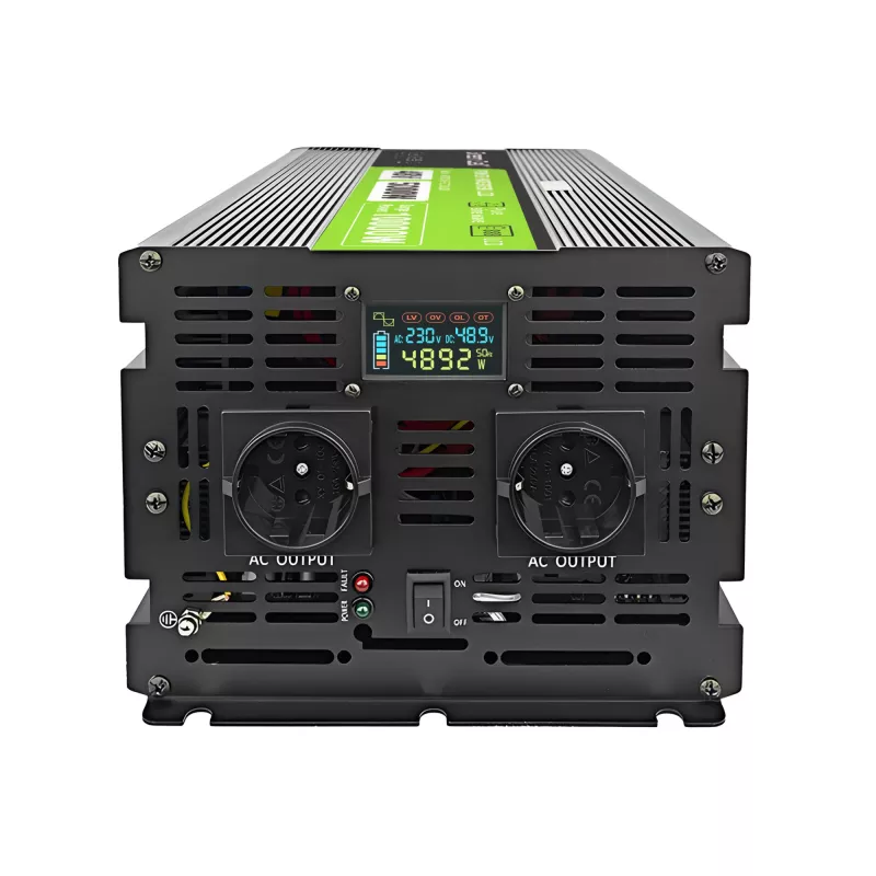 Przetwornica LCD 48V 5000W/10000W czysty sinus z wyświetlaczem