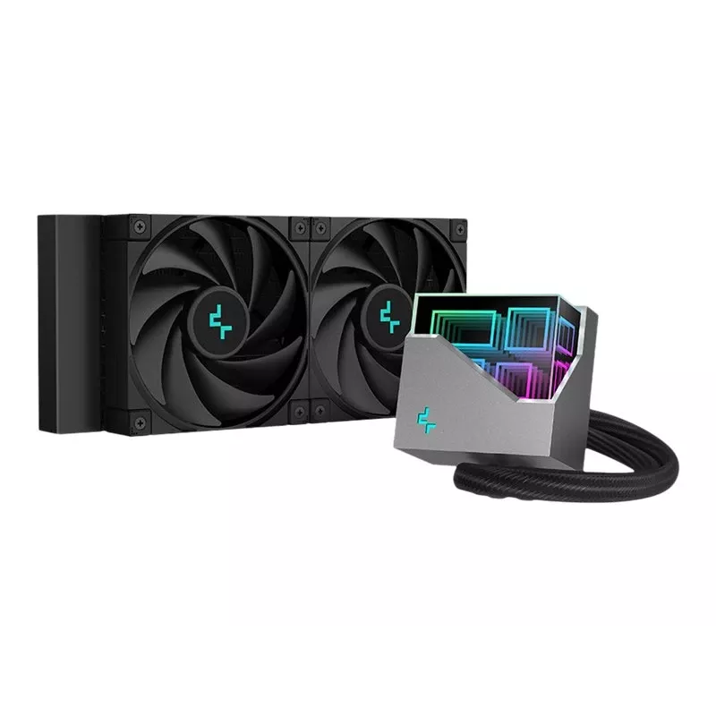 Chłodzenie cieczą typu all-in-one DeepCool LT520 12 cm Czarny 3,27 mmH2O