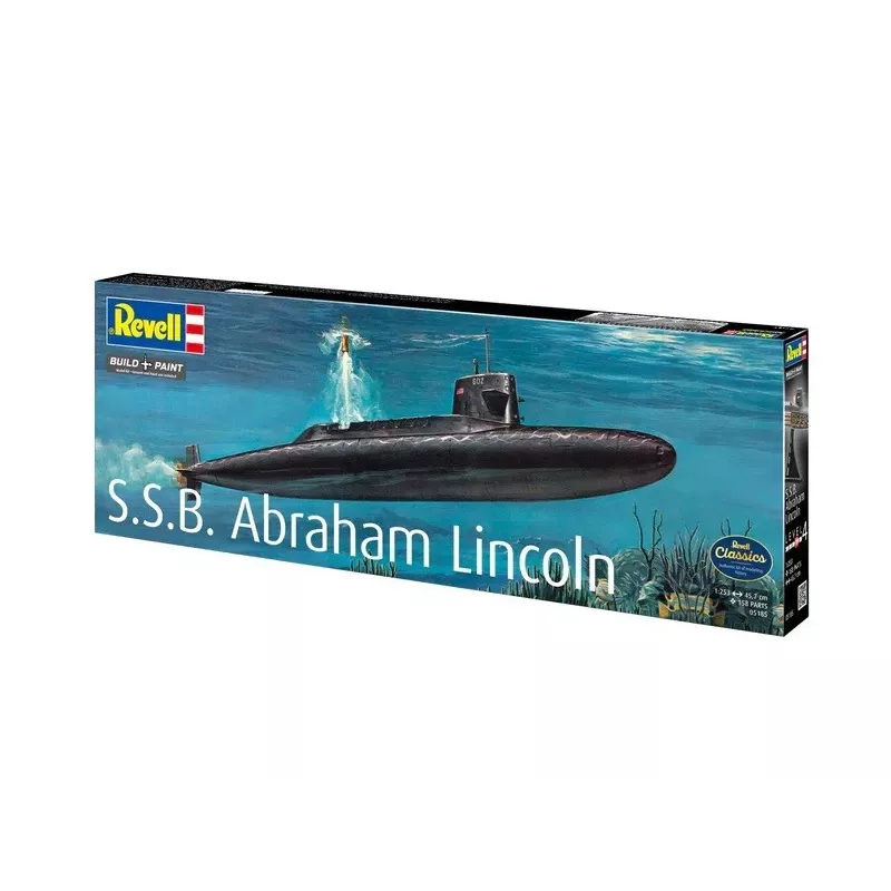 Plastikowy model statku REVELL S.S.B. Abraham Lincoln zestaw do sklejania w skali 1/253
