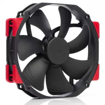 Wentylator obudowy komputera Noctua NF-A15 HS-PWM chromax.Czarny.swap 150 mm, PWM, 300–1500 RPM, 140.2 m³/h, 24.6 dB
