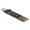 DeLOCK Combo Converter dla M.2 NVMe PCIe lub SATA SSD USB 3.2 Gen 2 Czarny