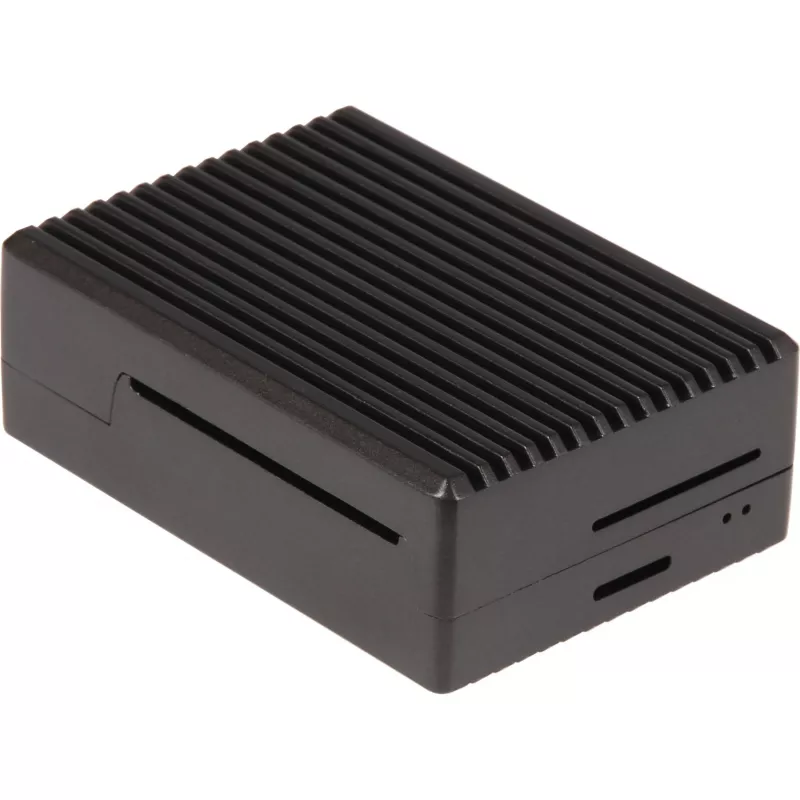 Obudowa aluminiowa do Raspberry Pi 4 B (czarna (matowa))