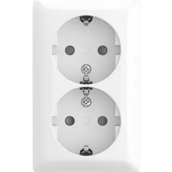 BUSCH JAEGER SCHUKO Podwójne gniazdo natynkowe Safety 202 EAPBJ-524 (2TKA00005531)