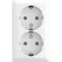 BUSCH JAEGER SCHUKO Podwójne gniazdo natynkowe Safety 202 EAPBJ-524 (2TKA00005531)