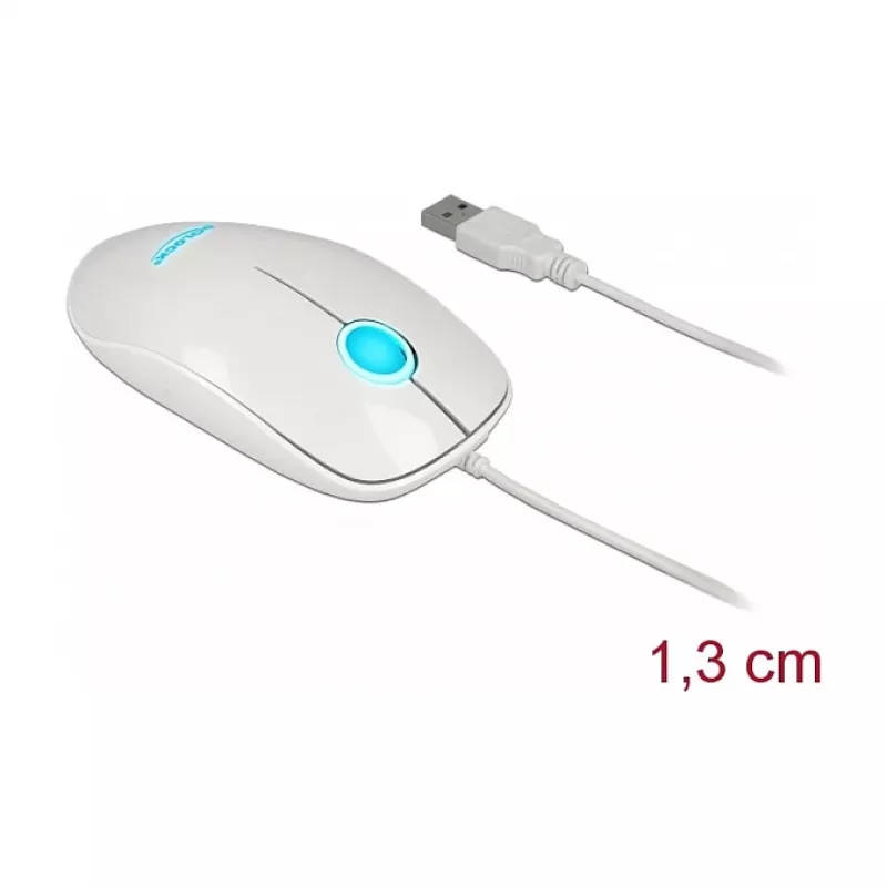 mysz DeLOCK 12537 USB Type-A Optyczny 1200 DPI