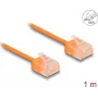 Kabel sieciowy DeLOCK RJ45 Cat.6 UTP 1m Pomarańczowy