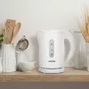 Czajnik Mesko | MS 1376 | Elektryczny | 850 W | 0,8 L | Plastik | Obrotowa podstawa 360° | Biały