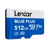 Karta pamięci MicroSDXC Lexar niebieski PLUS 512 GB, UHS‑I, Odczyt 170 MB/s, U3/V30