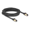 Kabel sieciowy DeLOCK RJ45 Cat.6A męsko-męski S/FTP 5m Czarny