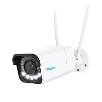 Reolink W430 - Kamera zewnętrzna 4K, Wi-Fi 6 nowej generacji, 5-krotny zoom optyczny, wykrywanie osób/pojazdów/zwierząt, kolorowe widzenie nocne