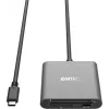 Czytnik kart Emtec ECCAREADT610C USB 3.1 Szary
