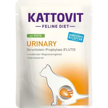 KATTOVIT Feline Diet Urinary Turkey - mokra karma dla kota - 85 g