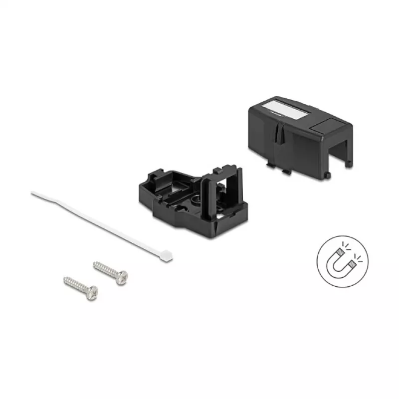Ramka zatrzaskowa DeLOCK 85840 z tworzywa sztucznego czarna 345x545x324 mm