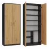 Topeshop OLIV 2D ANT/ART KPL regał biurowy