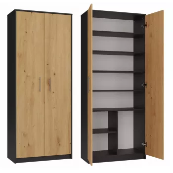 Topeshop OLIV 2D ANT/ART KPL regał biurowy