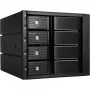 SilverStone SST-FS304-12G zewnętrzna obudowa na 3,5-calowe dyski, 4-kieszeniowa - czarna