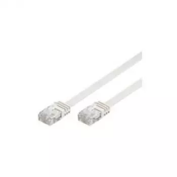 Wentronic Goobay CAT 5e płaski kabel krosowy, U/UTP, biały, 20 m - CCA miedź Mix (93365)
