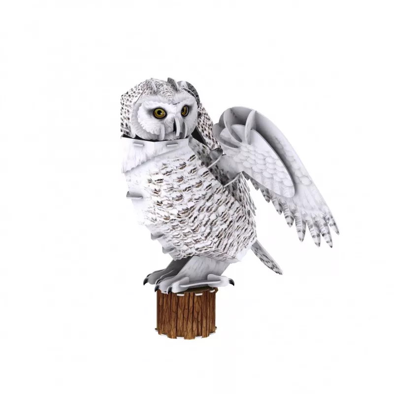 CubicFun Puzzle 3D NG Snow Owl 32 elementy Zwierzęta Wiek 8+