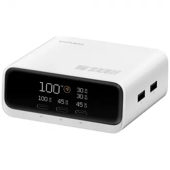 Stacja ładująca Deck 100W GaN 3xUSB-C +2xUSB