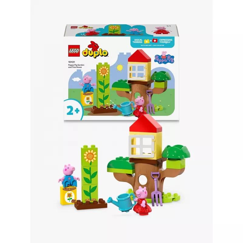 Lego 10431 Duplo Peppa Pig Ogródek i Domek na Drzewie