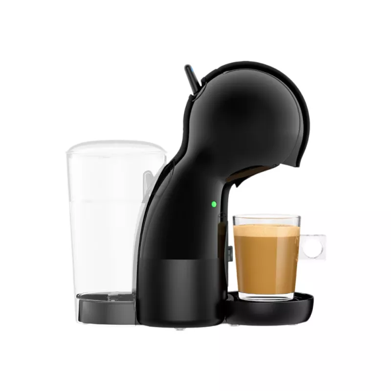 Ekspres do kawy na kapsułki DeLonghi EDG110.AB Piccolo XS — 15 barów, zbiornik na wodę 0,8 l, blat, czarny