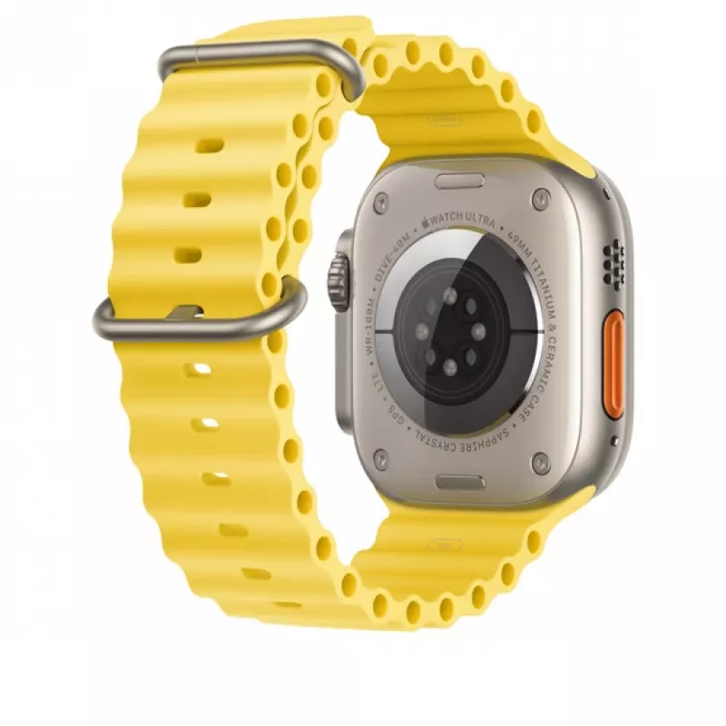 Opaska Apple MQED3ZM/A akcesoria do smartwatchy Żółty fluoroelastomer