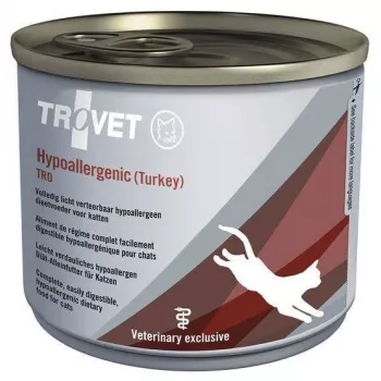 TROVET Hypoallergenic TRD z indykiem - mokra karma dla kota - 200g