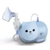 Mesh nebuliser Omron Nami Cat NE-C303K-KDE — tabletop inhaler, 0.35 ml/min, for children and adults, niebieski, W235×D148×H157 mm