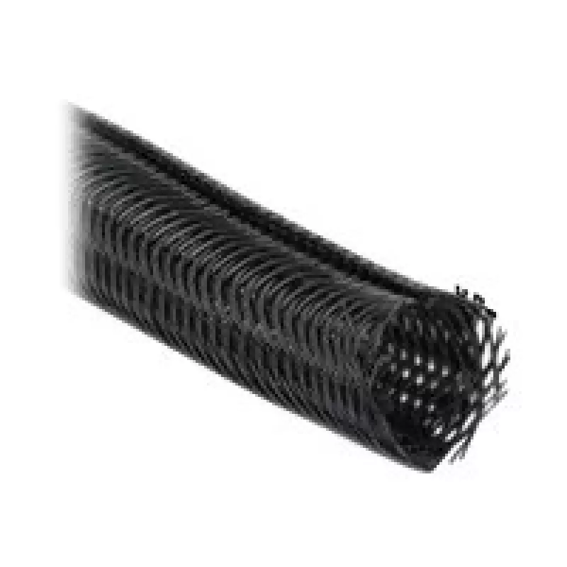 Oplot pleciony DeLOCK 19046 10 m x 19 mm czarny