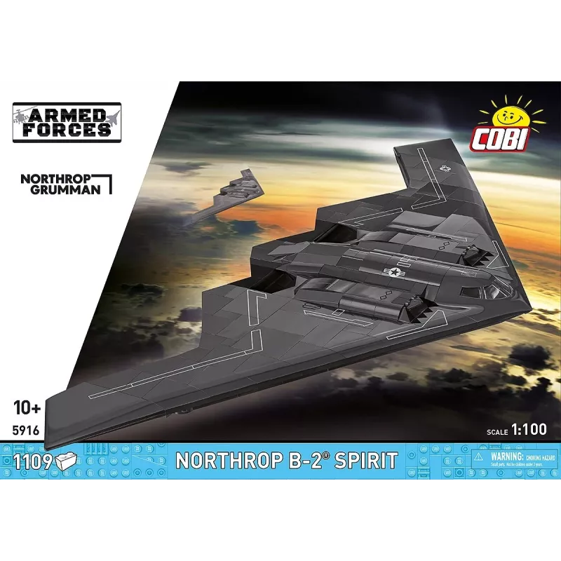 Zestaw konstrukcyjny Cobi Northrop Grumman B-2 SPIRIT model kit, marka Cobi, MPN 5916