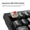 Mechaniczna klawiatura pełnowymiarowa Keychron V6 Ultra 8K — QWERTY, Bluetooth, RGB, Czarny
