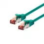 Kabel sieciowy LOGON TCF66F003G RJ-45 Cat6a 0,3 m Zielony