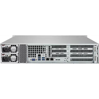 Supermicro - SuperChassis CSE-213BAC8-R1K23WB, Rack, Server, Czarny, HDD, Sieć, Zasilanie, Status, 1200 W, 3x 80mm - 2U 16x 2,5 SAS3 1200W SATA