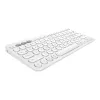 Logitech Multi-Device K380 - Klawiatura - Bezprzewodowa - Bluetooth 3.0 - Niemiecka - Ecru