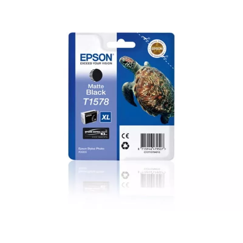 Epson T1578 wkład atramentowy 1 szt. Oryginalny Wysoka wydajność (XL) Czarny