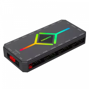 Gamemax | pilotów | V4.0 ARGB PWM HUB BK | Czarny | Gamemax