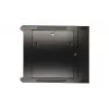 Szafa wisząca Extralink Rack 6U 600x600 AZH czarna, montaż na ścianie, typ uchylny