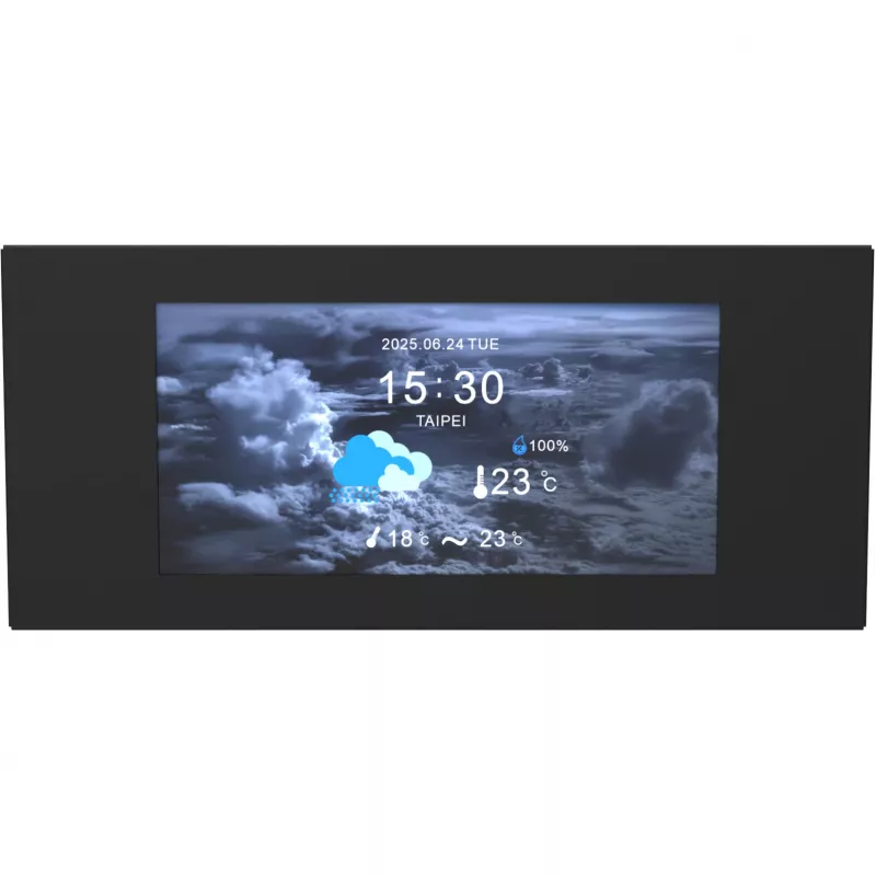 Zestaw panelu LCD Thermaltake View 600 TG 6,0-calowy Czarny — wewnętrzny moduł wyświetlacza do obudowy PC