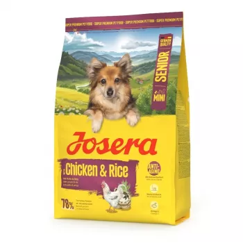 Sucha karma dla psa JOSERA Mini Senior Chicken & Rice 3 kg dla małych starszych psów